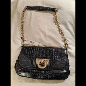 NWT - DKNY "Croco" leather handbag